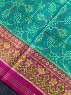 Handwoven Patola Silk Saree Chabadi Design