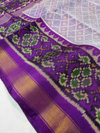 Buttonful Traditional Design Handwoven Patola Silk Saree