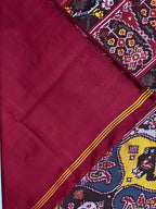 Big Motifs Design Handwoven Patola Silk Saree