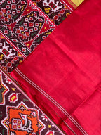 Orange Exclusive Design Handwoven Patola Silk Saree