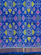 Manekchowk-Navratna Mix Design Handwoven Patola Silk Saree