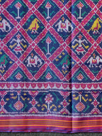 Pink Manekchowk Design Handwoven Patola Silk Saree