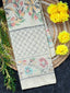 Off-White Exclusive Piece Handwoven Patola Silk Saree
