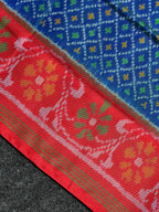 Button-Ful Traditional Design Handwoven Patola Silk Saree