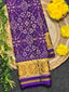 Navratna Traditional Design Handwoven Patola Silk Saree