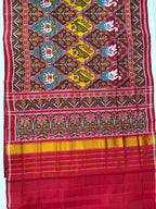 Exclusive Motif Design Handwoven Patola Silk Saree