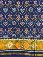 Flower Design Handwoven Patola Silk Saree