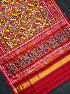 Fusion Traditional Design Handwoven Patola Silk Saree