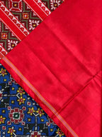 Blue Navratna Design Handwoven Patola Silk Saree