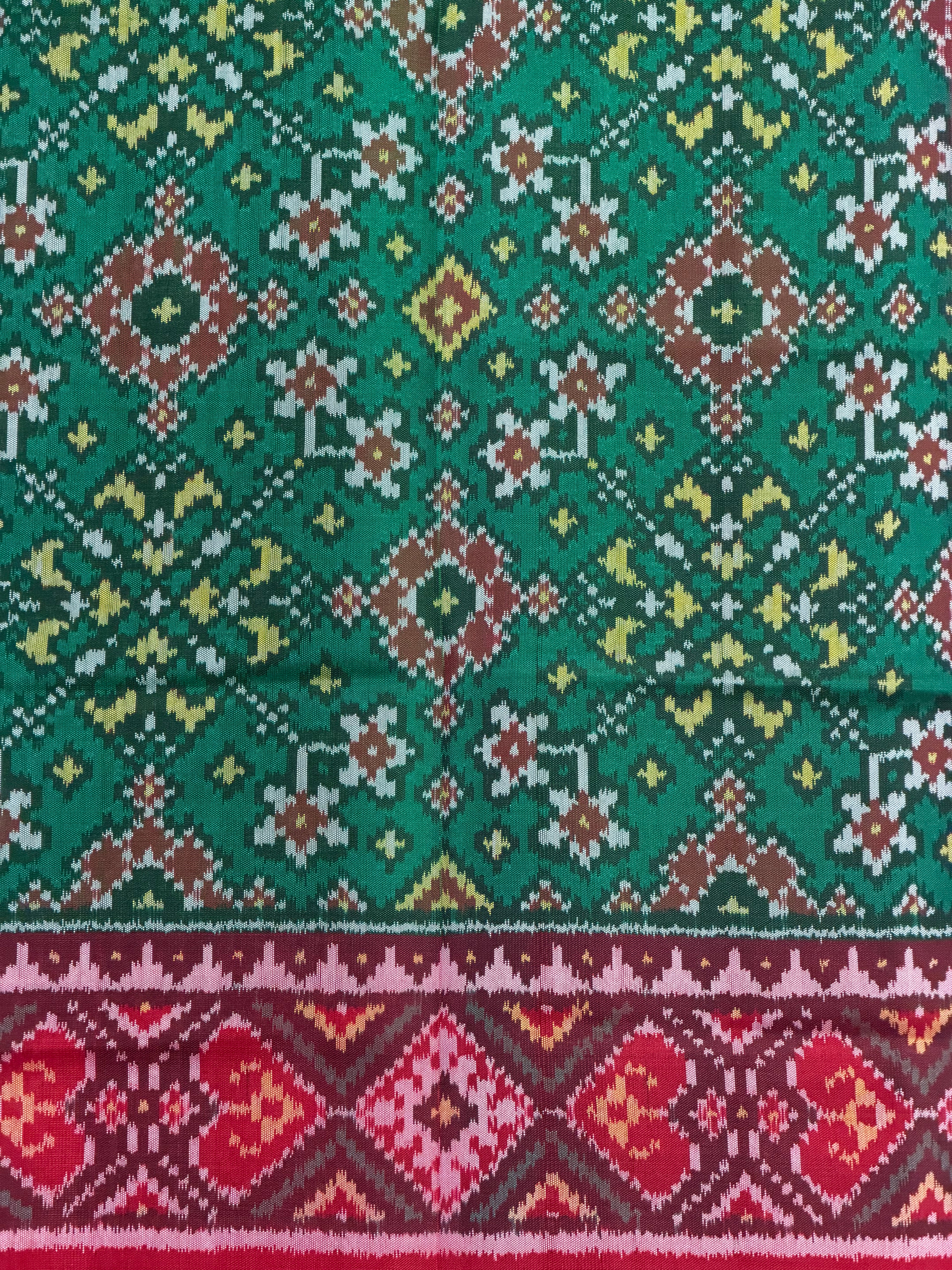 Navratna Traditional Design Handwoven Patola Dupatta