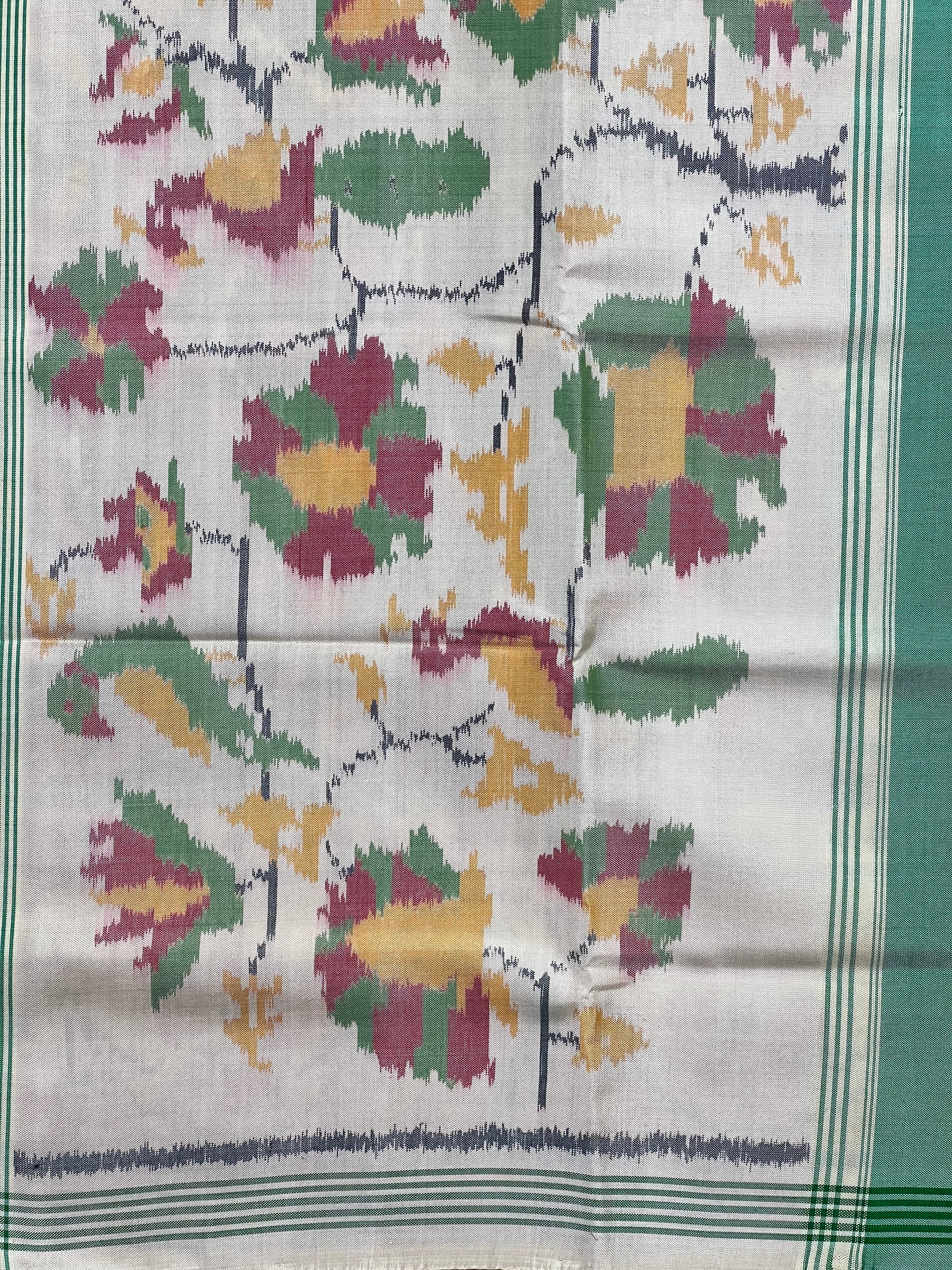 Grey color Exclusive Design Handwoven Patola Silk Saree