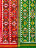 Ganga-Jamuna Traditional Handwoven Patola Silk Saree
