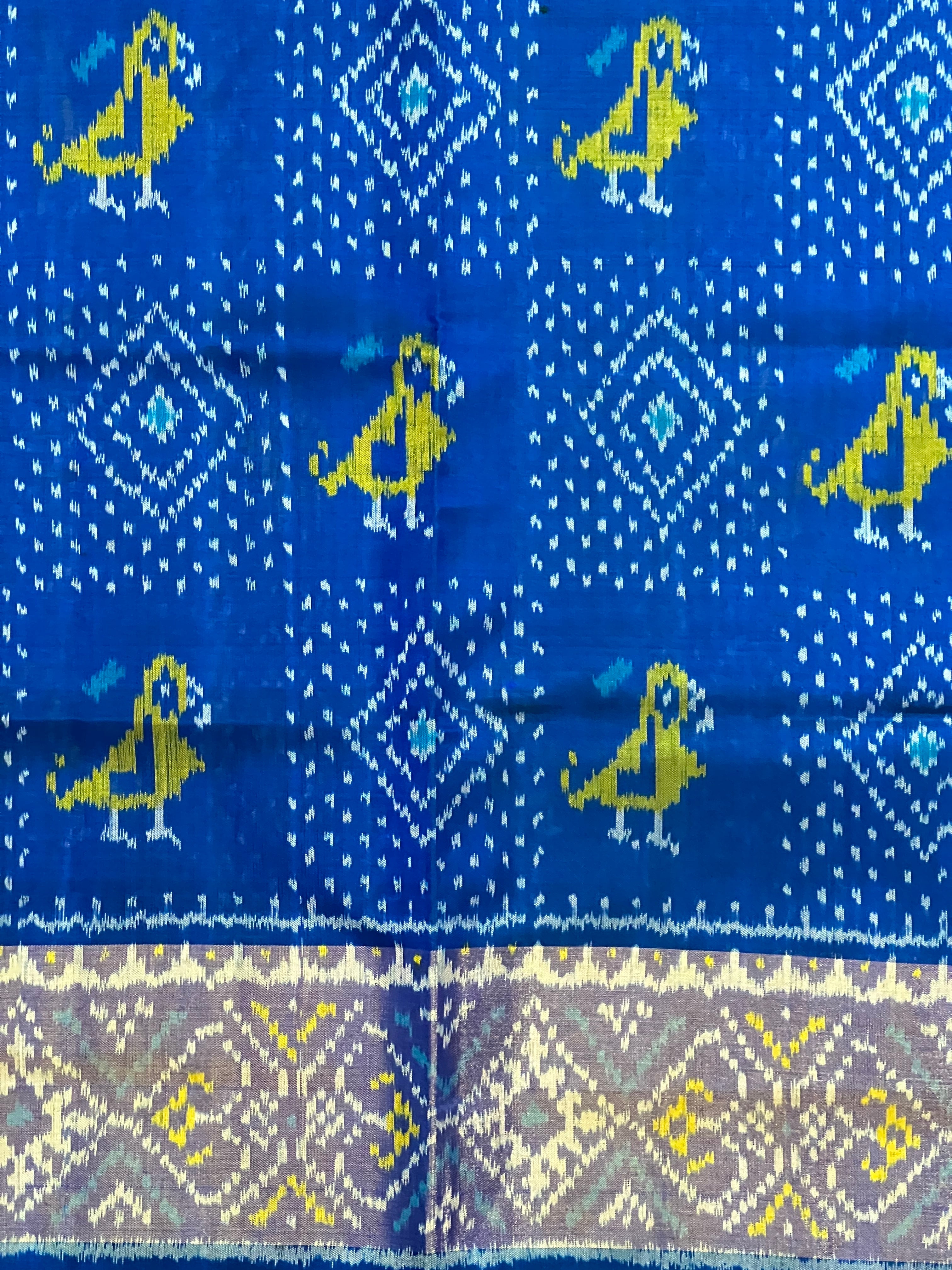 Traditional Design Handwoven Patola Silk Saree