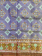 Pastel Purple Panchanda Tissue Double Zari Patola Saree