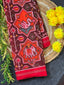 Orange Exclusive Design Handwoven Patola Silk Saree