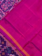 Elephant Motif Design Handwoven Patola Silk Saree
