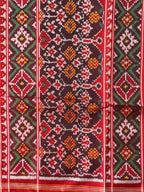 Navratna-Manekchowk Design Handwoven Patola Silk Saree