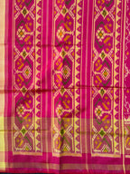 Figure With Navratna Design Handwoven Patola Silk Saree