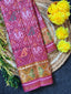 Handwoven Patola Silk Saree Narikunjan