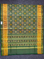 Pan-Chanda Traditional Design Handwoven Patola Silk Saree
