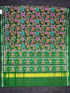 Exclusive Flower Design Handwoven Patola Silk Saree