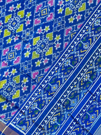 Manekchowk-Navratna Mix Design Handwoven Patola Silk Saree