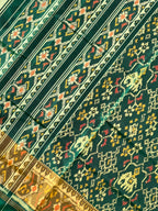 Fusion Design Handwoven Patola Silk Saree