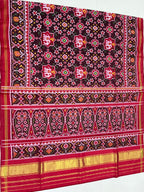 Elephant Design Handwoven Patola Silk Saree