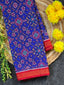 Blue Navratna Traditional Design Handwoven Patola Silk Saree