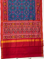 Navratna Traditional Design Handwoven Patola Silk Saree
