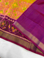 Navratna Traditional Design Handwoven Patola Silk Saree