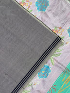 Pleats Style Designer Handwoven Patola Silk Saree