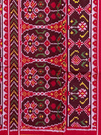 Navratna-Manekchowk Design Handwoven Patola Silk Saree