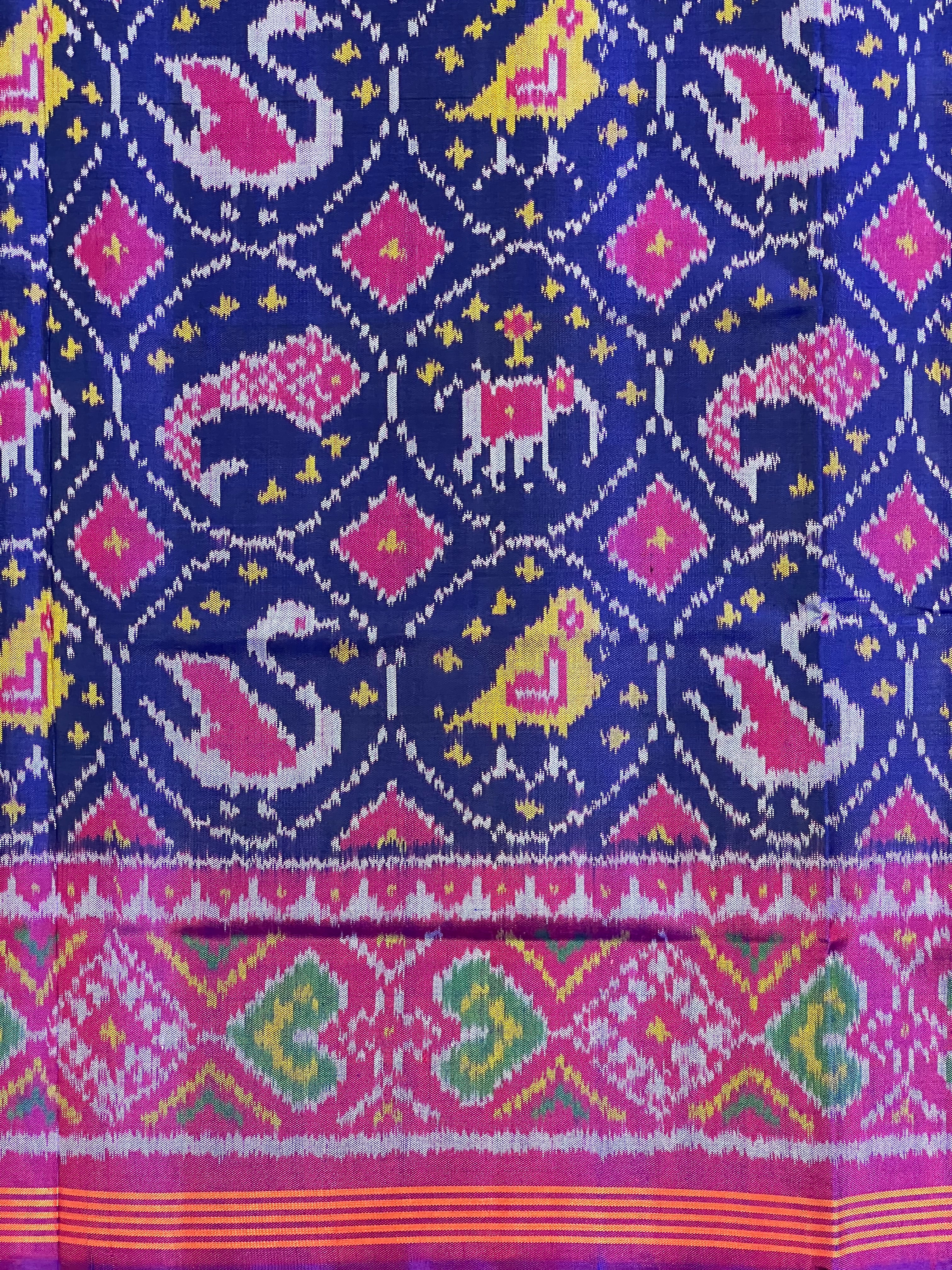 Motif Design Handwoven Patola Silk Saree