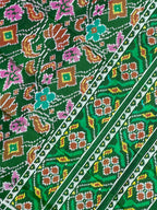 Exclusive Flower Design Handwoven Patola Silk Saree