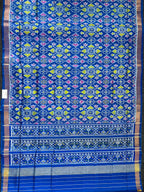 Manekchowk-Navratna Mix Design Handwoven Patola Silk Saree
