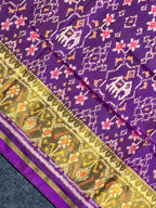 Navratna With Elephant Design Handwoven Patola Silk Saree