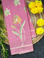 Flower Design Handwoven Patola Silk Saree