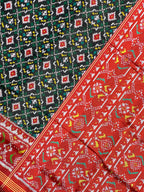 Traditional Design Handwoven Patola Silk Saree
