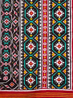 Big Elephant Design Handwoven Double Ikat Patola Silk Saree