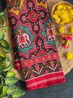 Exclusive Motif Design Handwoven Patola Silk Saree