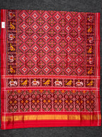 Traditional Design Handwoven Patola Silk Saree