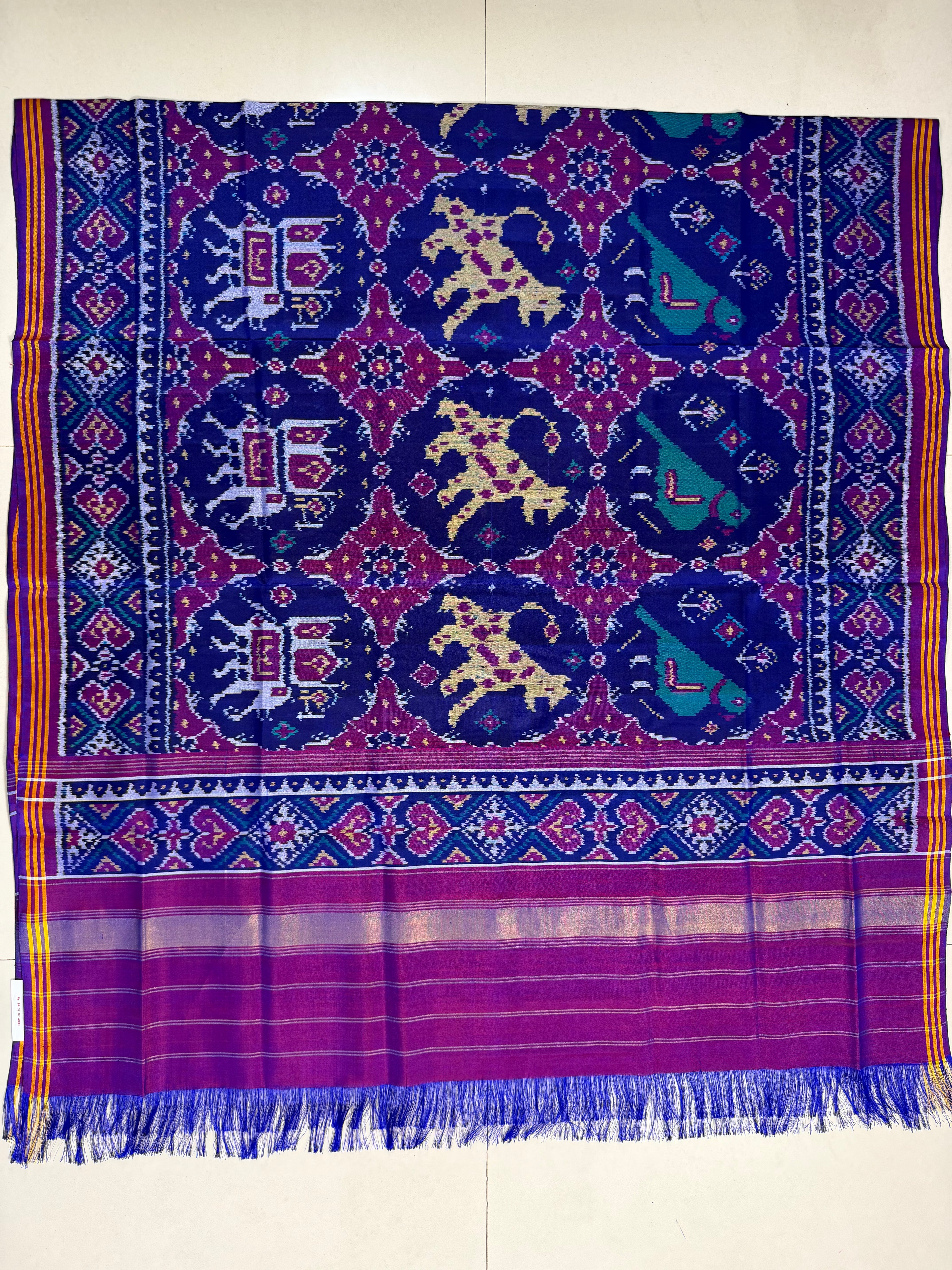 Big Motifs Design Handwoven Patola Dupatta