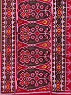 Green Gala Border With Designer Blouse Handwoven Patola Silk Saree