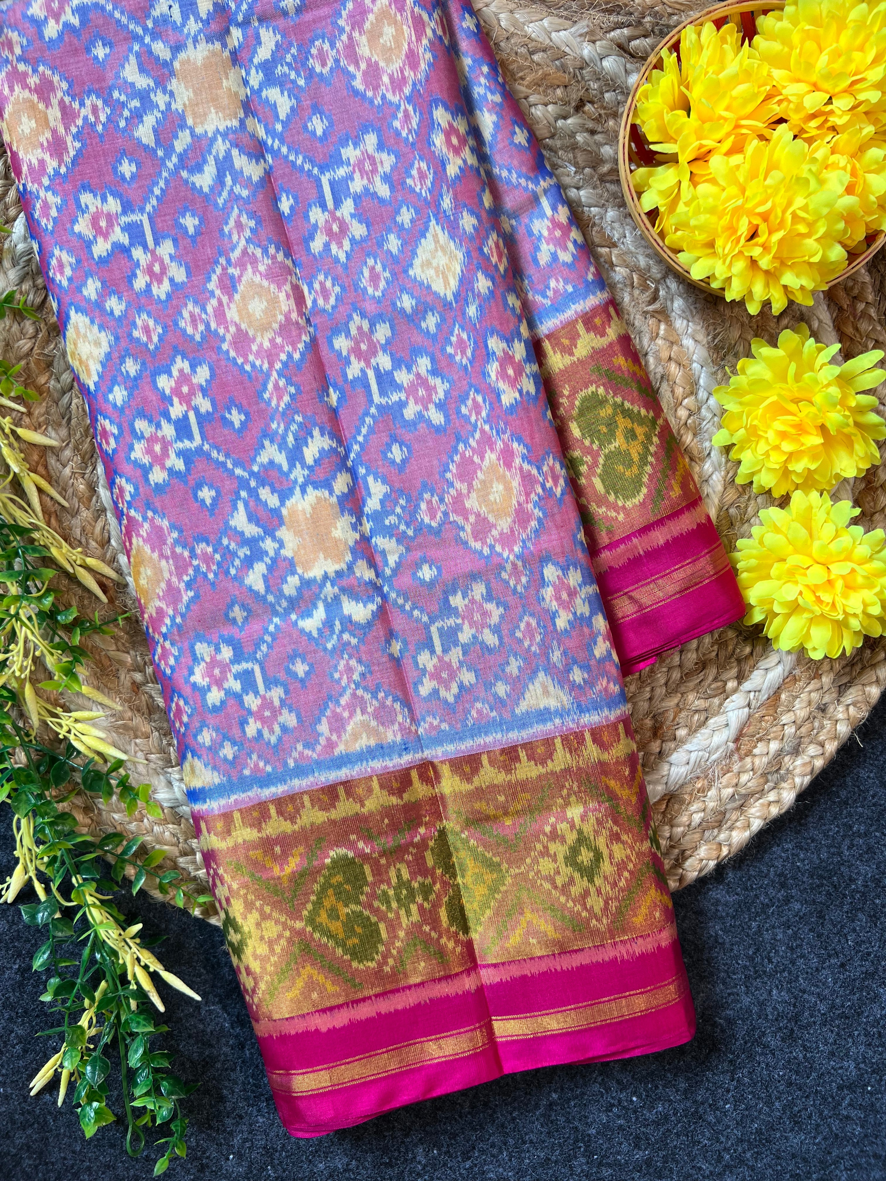 Exclusive Handwoven Patola Silk Saree