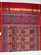Fancy Design Multi Color Handwoven Patola Silk Saree