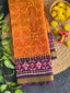 Navratna Traditional Design Handwoven Patola Silk Saree