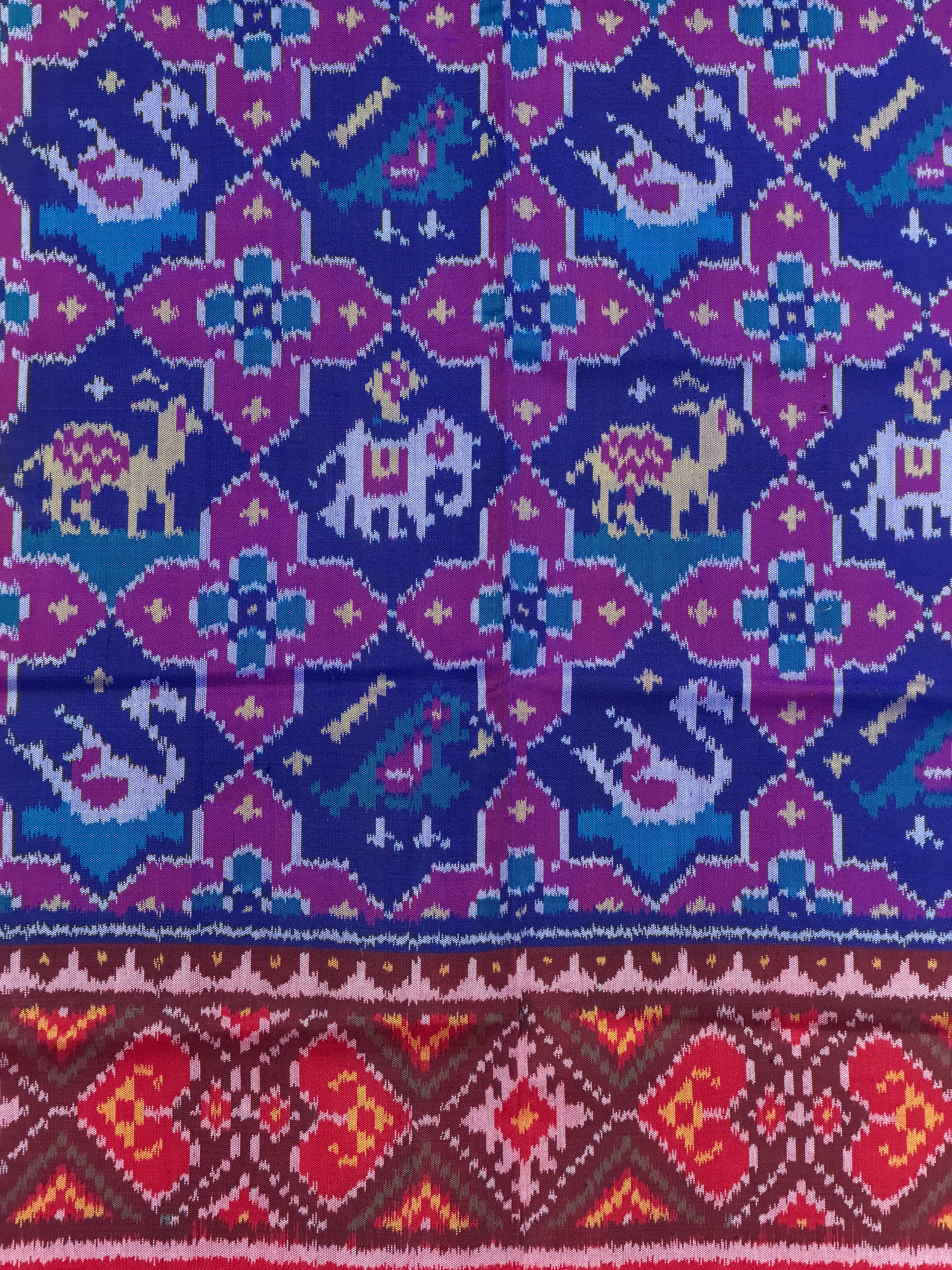 Small Motif Traditional Design Handwoven Patola Dupatta