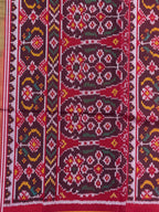 Half Motifs Design Handwoven Patola Silk Saree