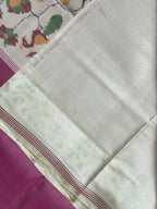 Peacock Design with Exclusive Pallu Handwoven Patola Silk Saree